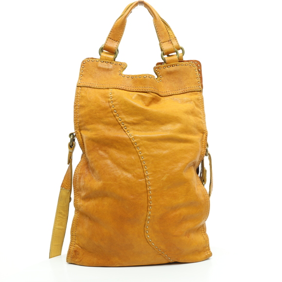 Lucky Brand Abbey Road Handbag Crossbody Purse Leather 19x11x3 Brown - Picture 5 of 16